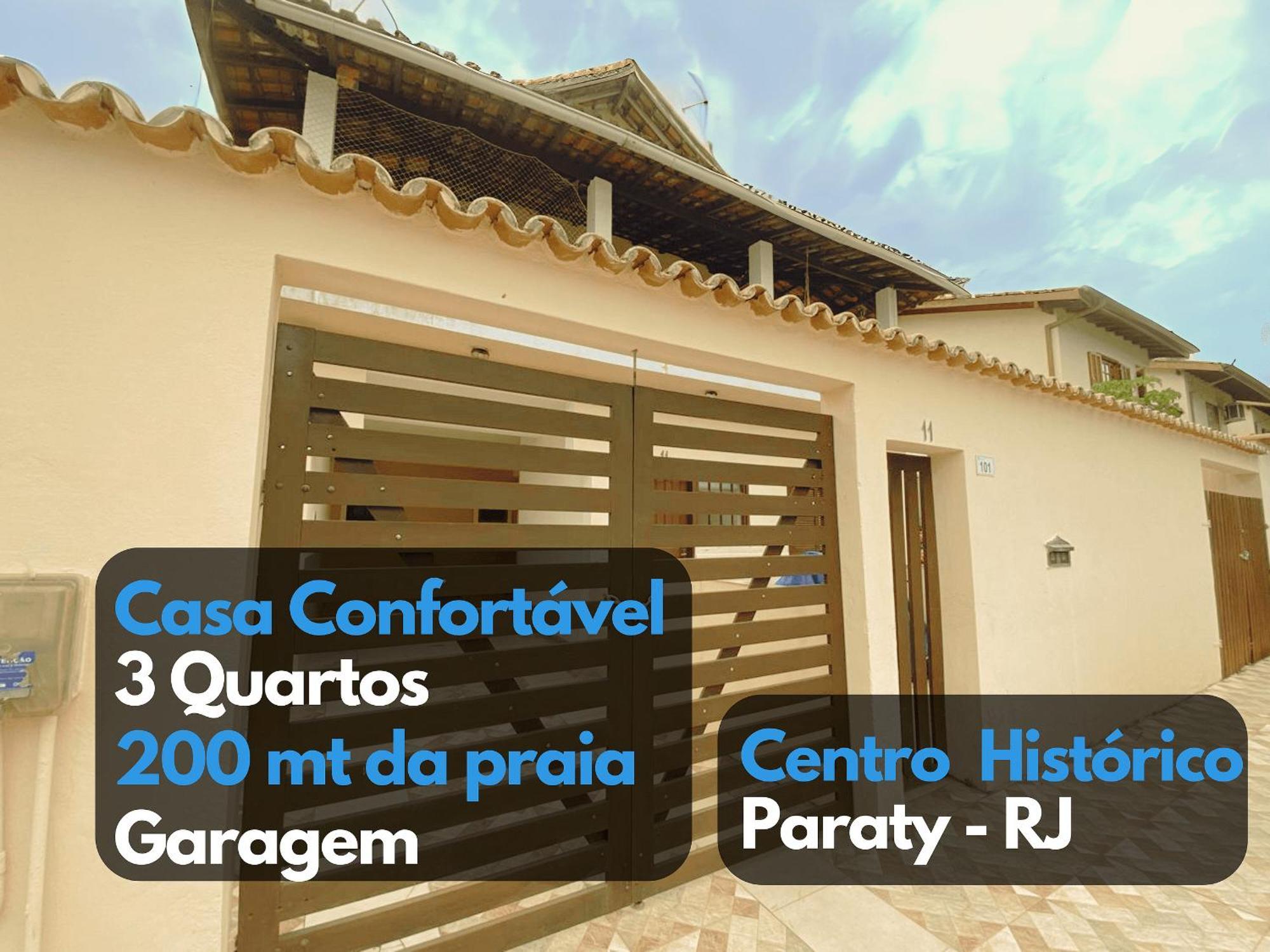 Casa Familia Com Ar Vaga Praia Do Centro Paraty Exterior photo
